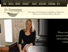 Tablet Screenshot of dr-dominique.com